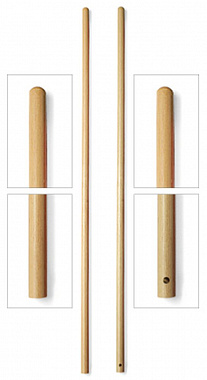 Ручка Filmop деревянная (145 см, диаметр - 30 мм, крепление - отверстие) для арт. 9021, 9025, 9039